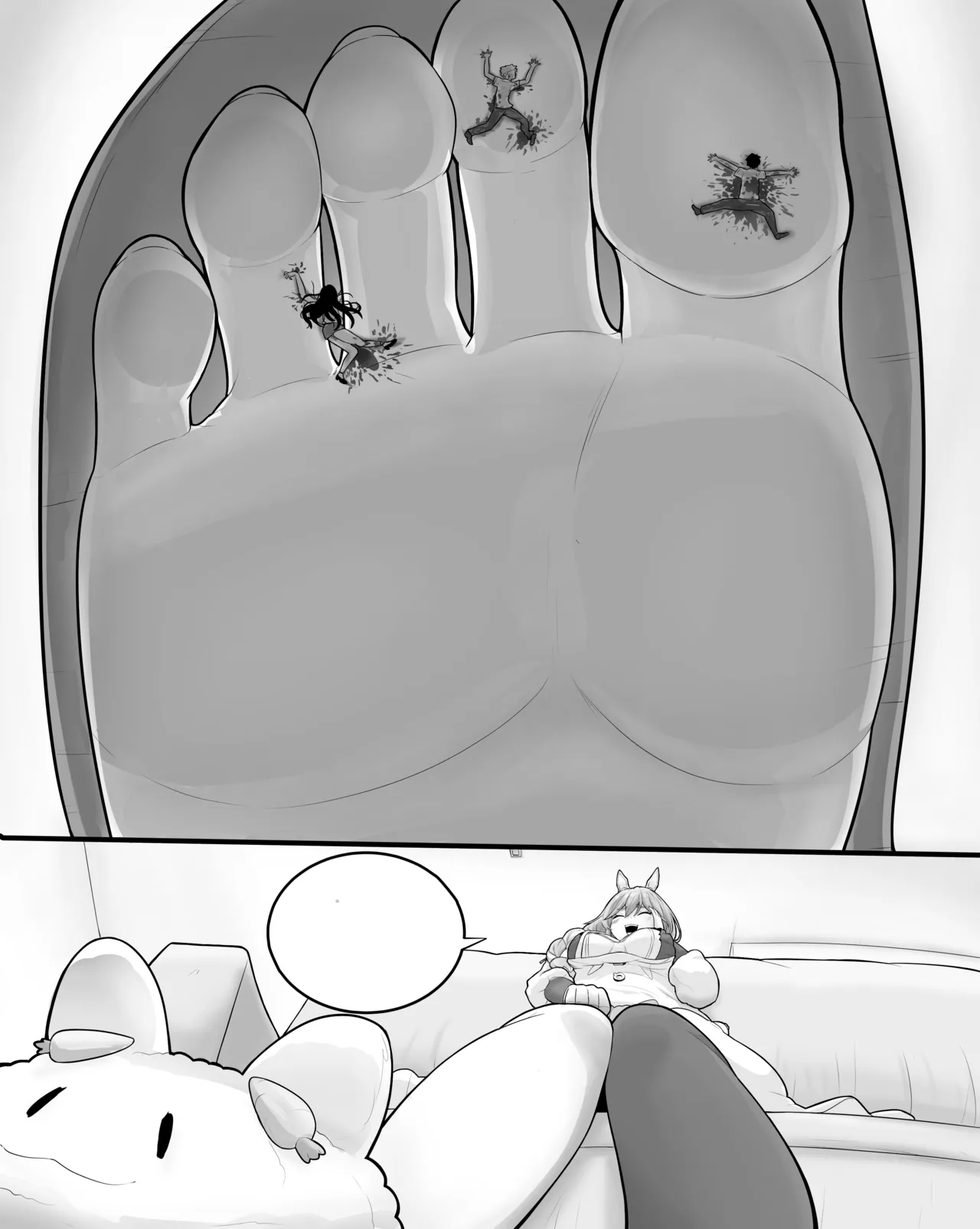 Mommy can also be an evil giantess | Мамочка тоже может быть злой великаншей page 11 full