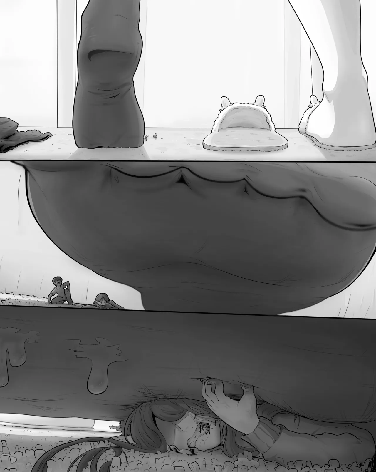 Mommy can also be an evil giantess | Мамочка тоже может быть злой великаншей page 12 full