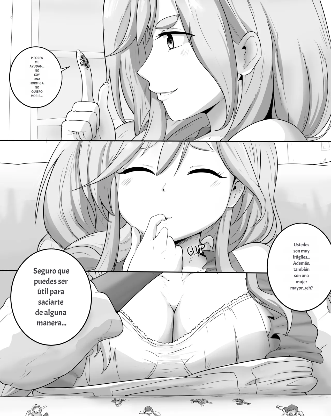 Mommy can also be an evil giantess | Мамочка тоже может быть злой великаншей page 4 full