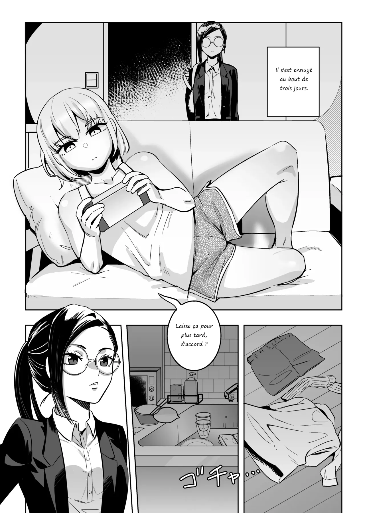 Elite Futanari Josei x Pocha-kei Otokonoko page 3 full