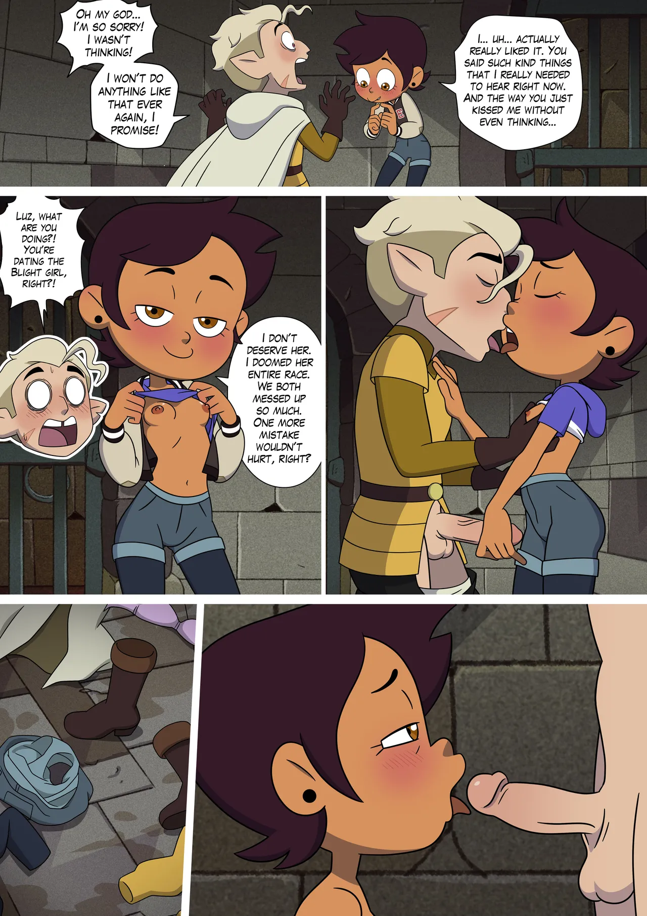 💜💛𝓛𝓾𝔃 𝓧 𝓗𝓾𝓷𝓽𝓮𝓻 comic page 2 full