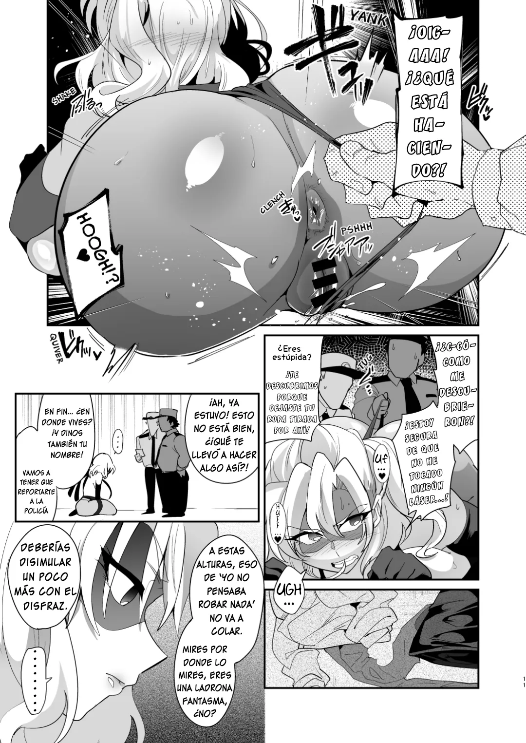Ponkotsu Oho Goe Kaitou no Karei naru Ingi | Las Magníficas Técnicas Sexuales De La Incompetente Ladrona Fantasma page 10 full
