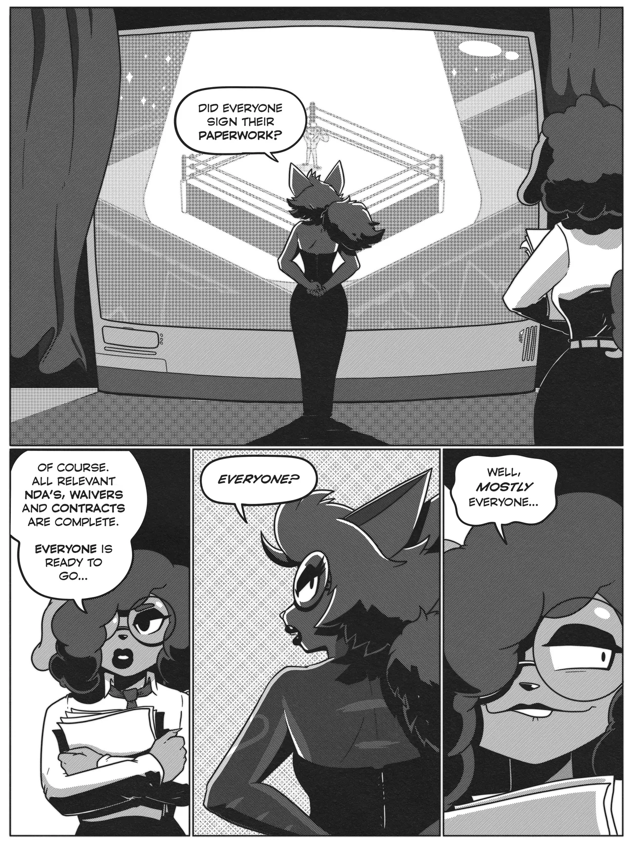 Ring Cats: Chapter 3 - Clown Around and Find Out page 6 full