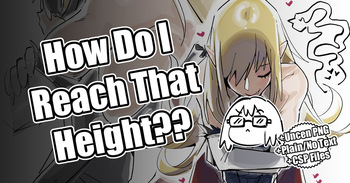 [ohkohaku] How Do I Reach That Height (Bakemonogatari) [English) cover