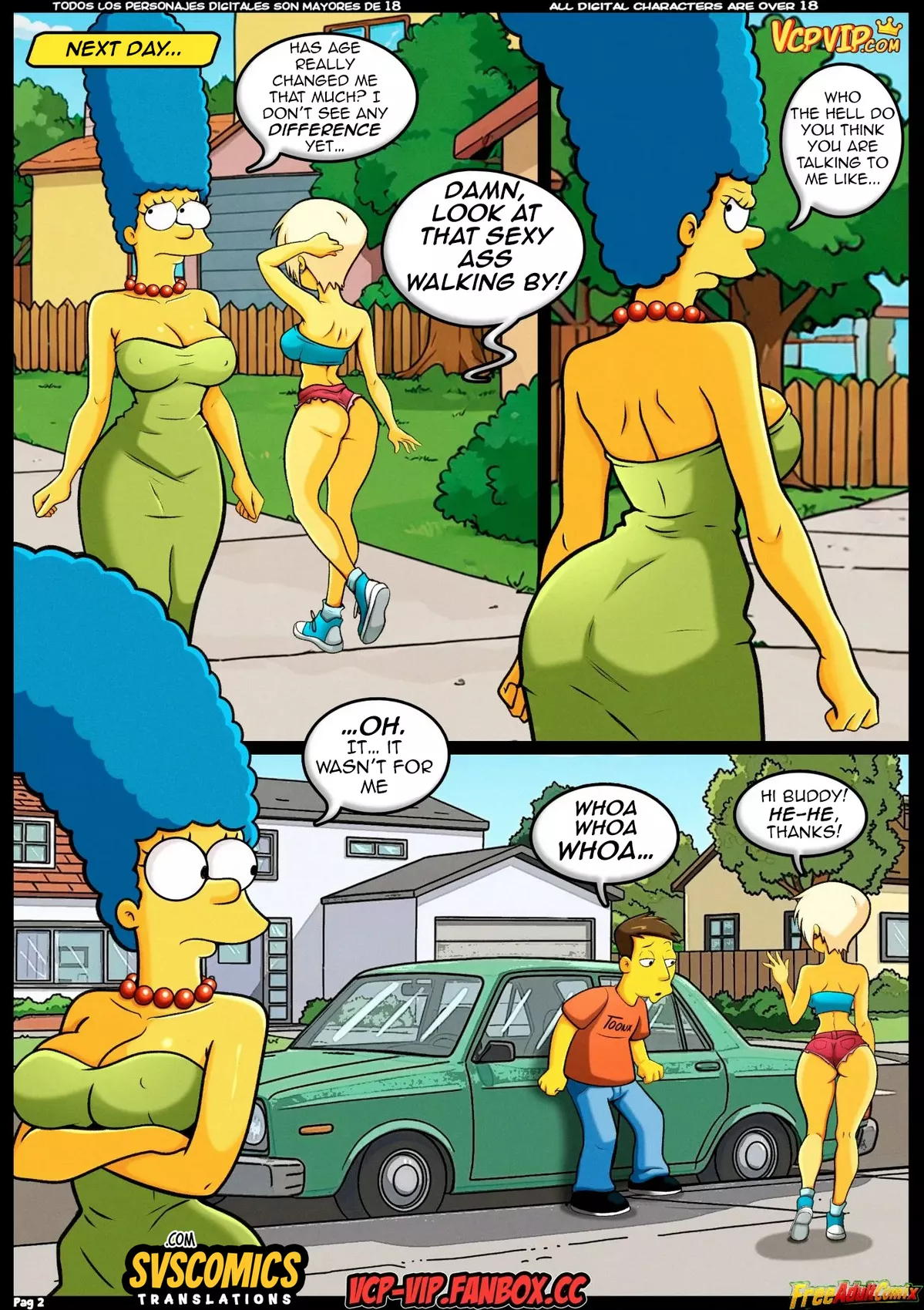 The Simpsons- HORNY MOM MARGE page 3 full
