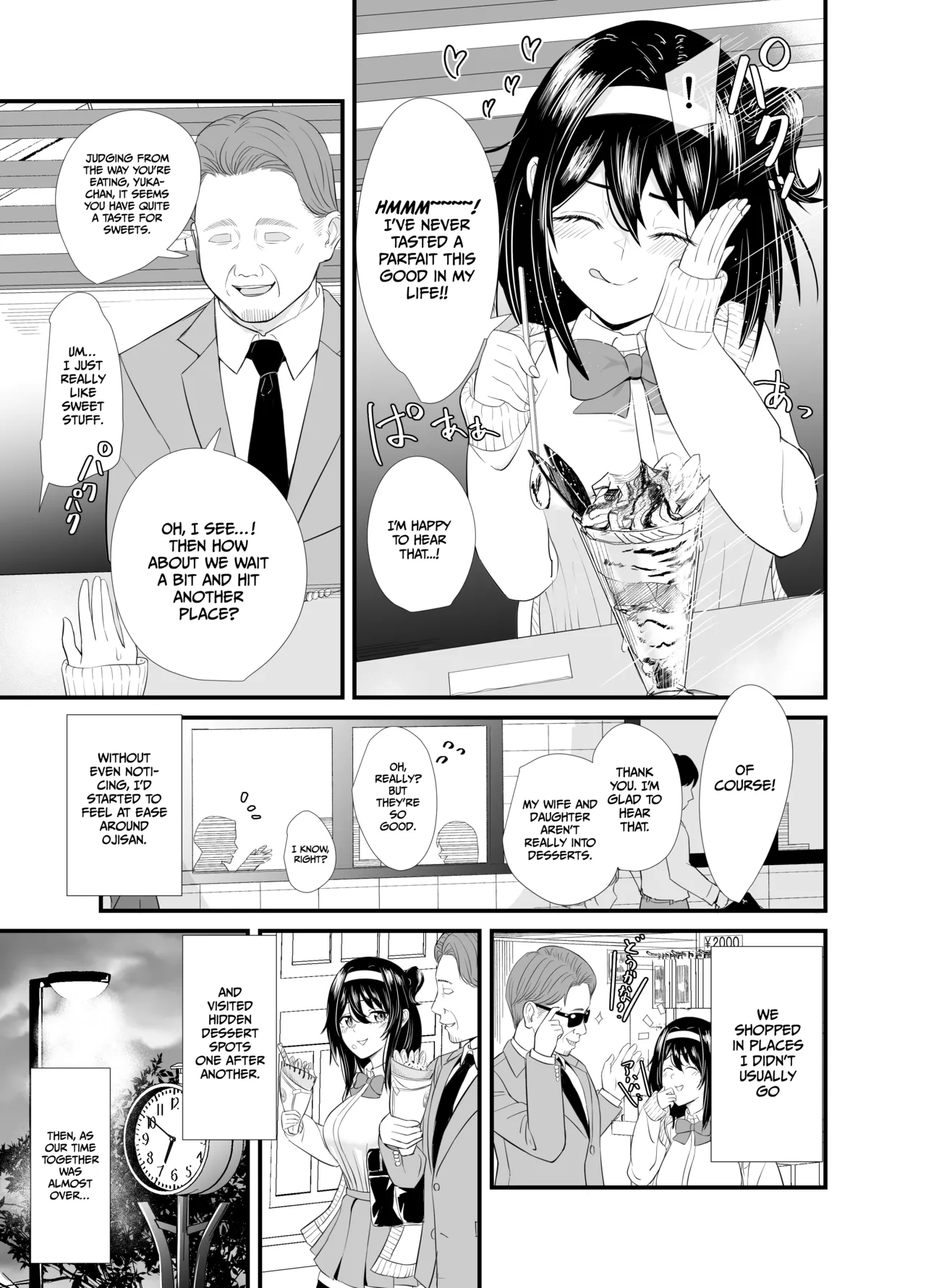 A story about a young girl who turns to SUGAR-DATING due to her family's financial hardship, only to be devoured by an Old Man and end up having a IMPREGNATION Climax page 8 full