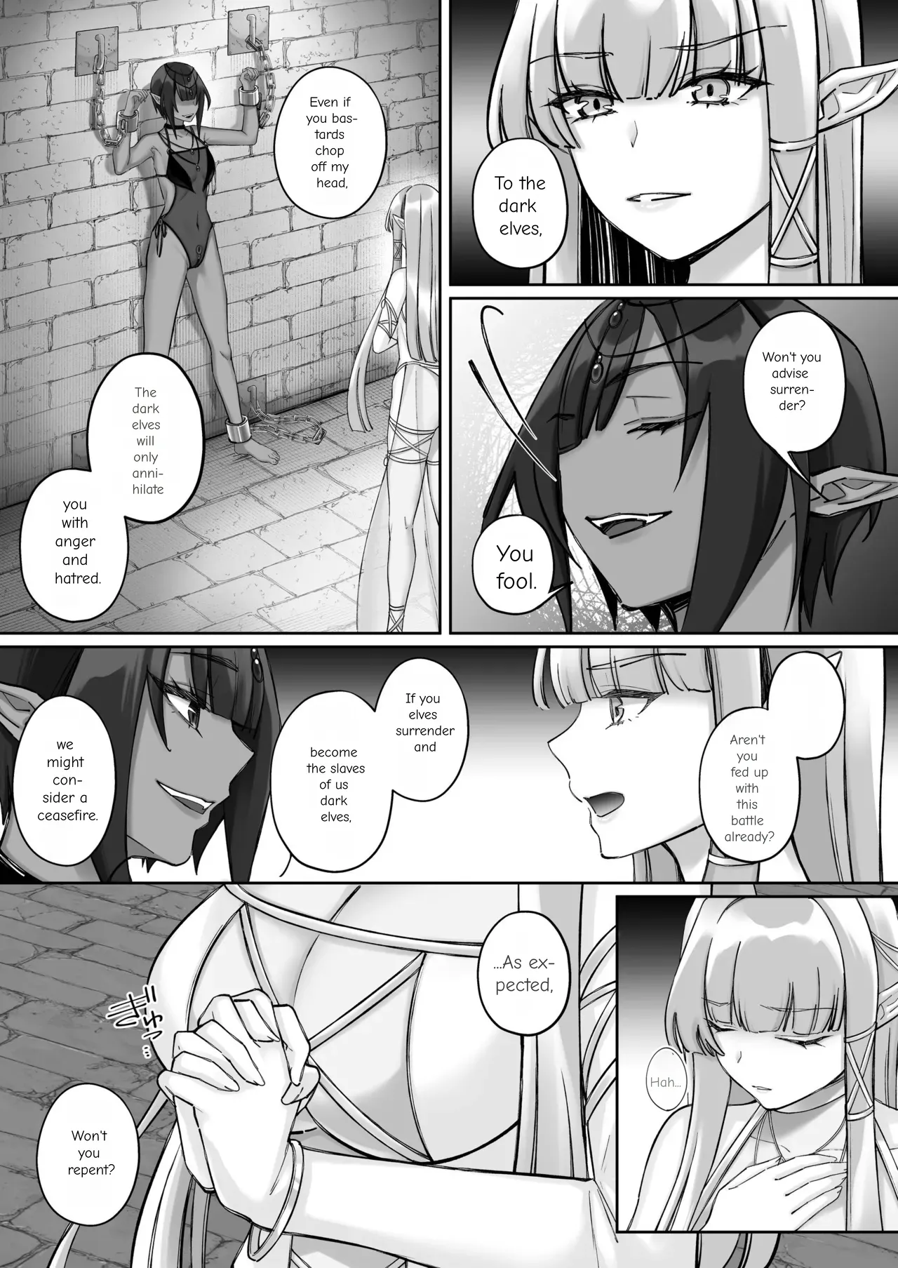 The Fall of the Elves: Imprinting Lewd Marks on Elves and Turning Them into Lesbians page 6 full