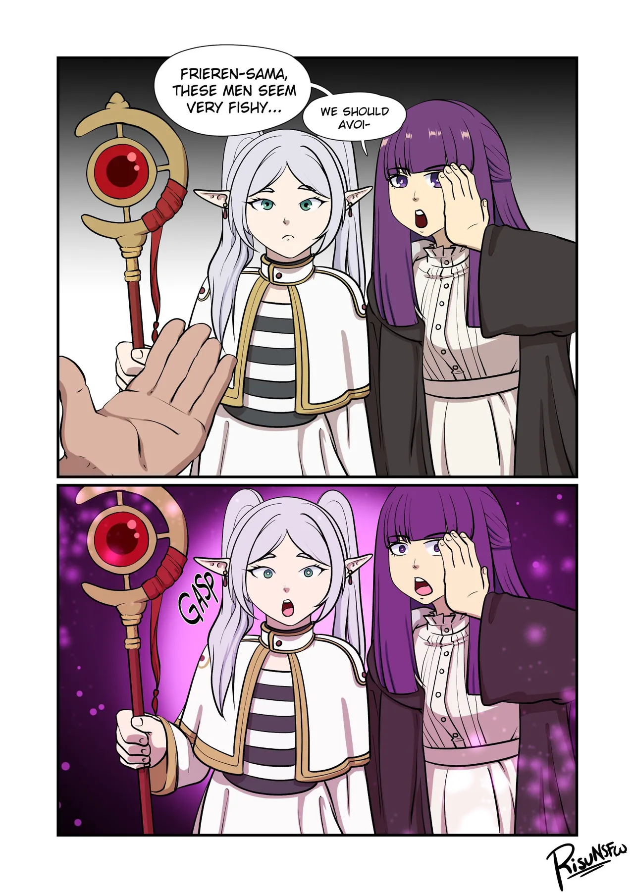 RisuNSFW - Frieren & Fern's Swap Spell page 1 full