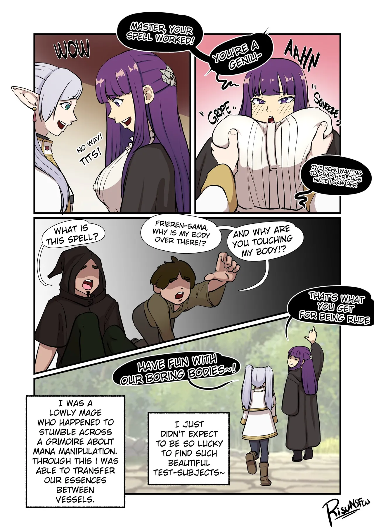 RisuNSFW - Frieren & Fern's Swap Spell page 2 full