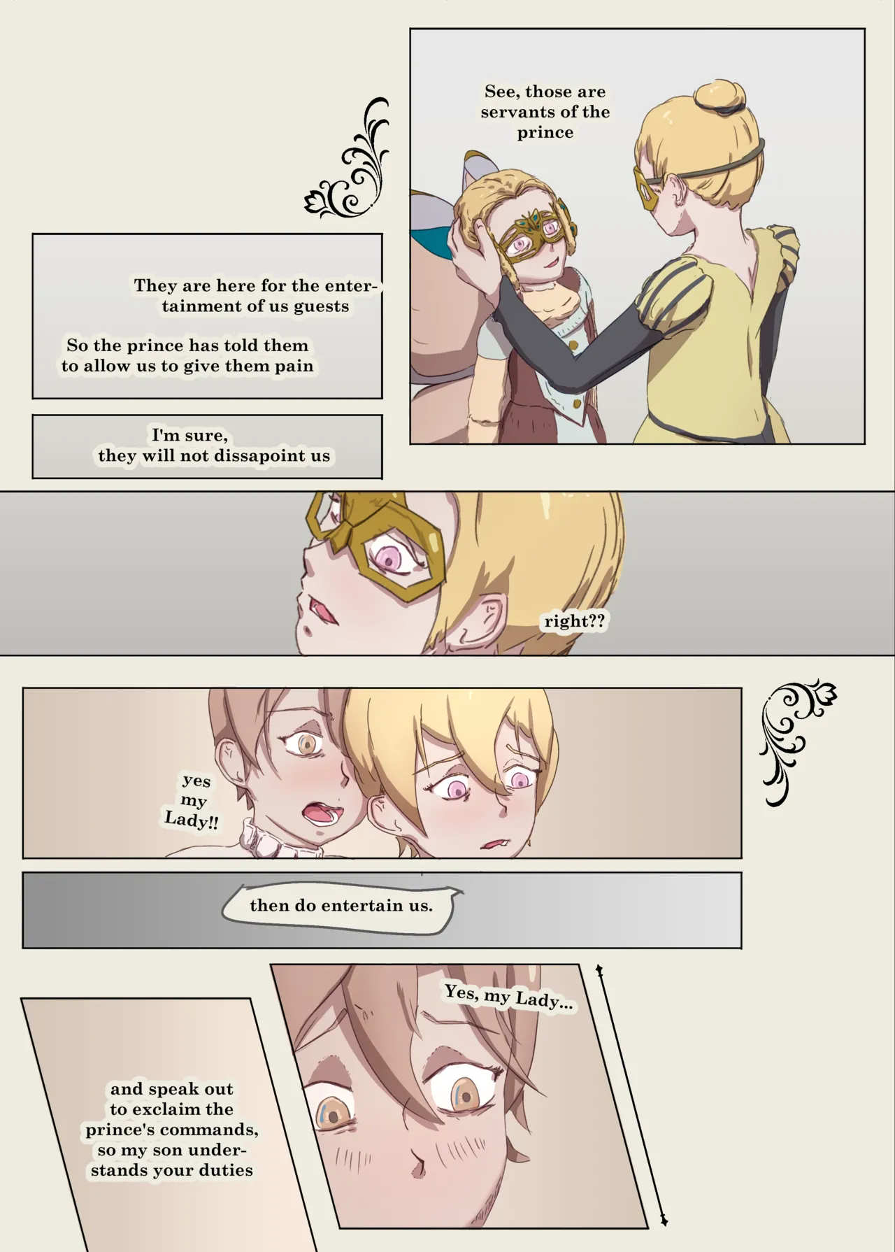 We are servants at a mask ball! page 12 full