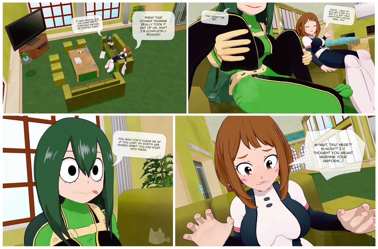 A bet is a bet, ribbit! - MHA page 1 full