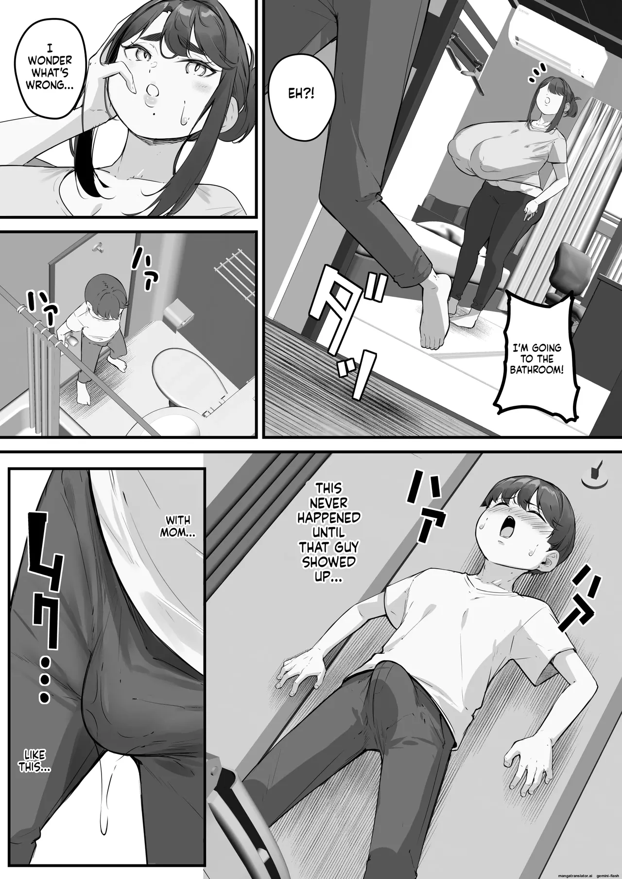 Chara Otoko ni Netorareru Tare Deka Nagachichi Kaa-san 2 _ The Busty Mom with Long, Sagging Breasts Gets Seduced by a Playboy - Part 2 page 6 full