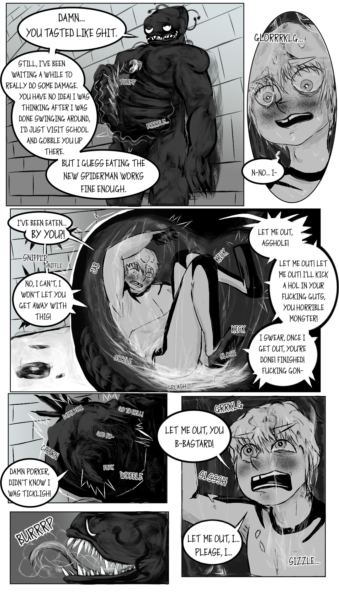 Spiderman: Eaten&Beaten! page 9 full