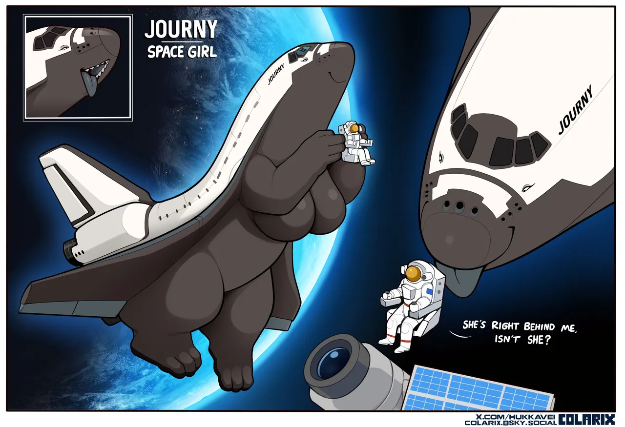 Journy - Space Girl page 1 full