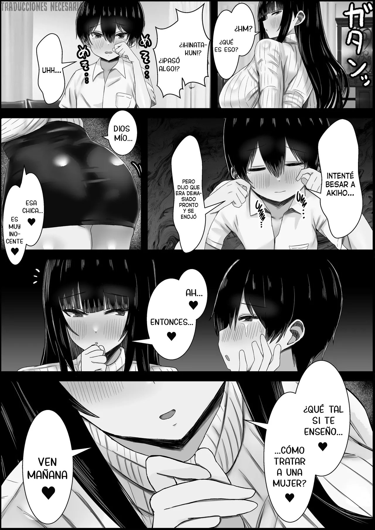 Can I Cuck You? ~Sexy Sexy Mama Snacks on her Daughter's Boyfriend~ | Puedo robarte a tu novio♥ Una mamá sexy prueba un poco al novio de su hija♥ page 4 full