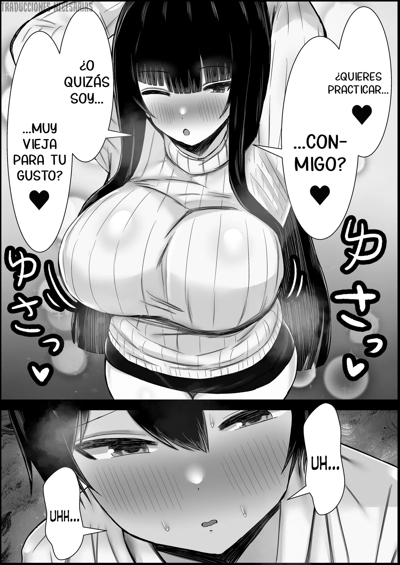 Can I Cuck You? ~Sexy Sexy Mama Snacks on her Daughter's Boyfriend~ | Puedo robarte a tu novio♥ Una mamá sexy prueba un poco al novio de su hija♥ page 8 full