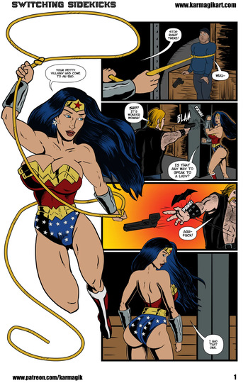 [Karmagik] Switching Sidekicks (Wonder Woman) cover