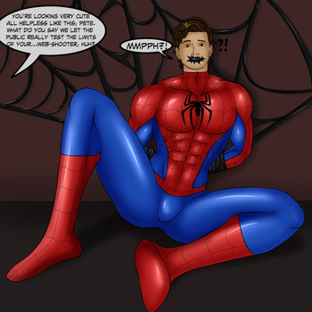[Deimon21] Spider-Man getting his web-shooter drained cover