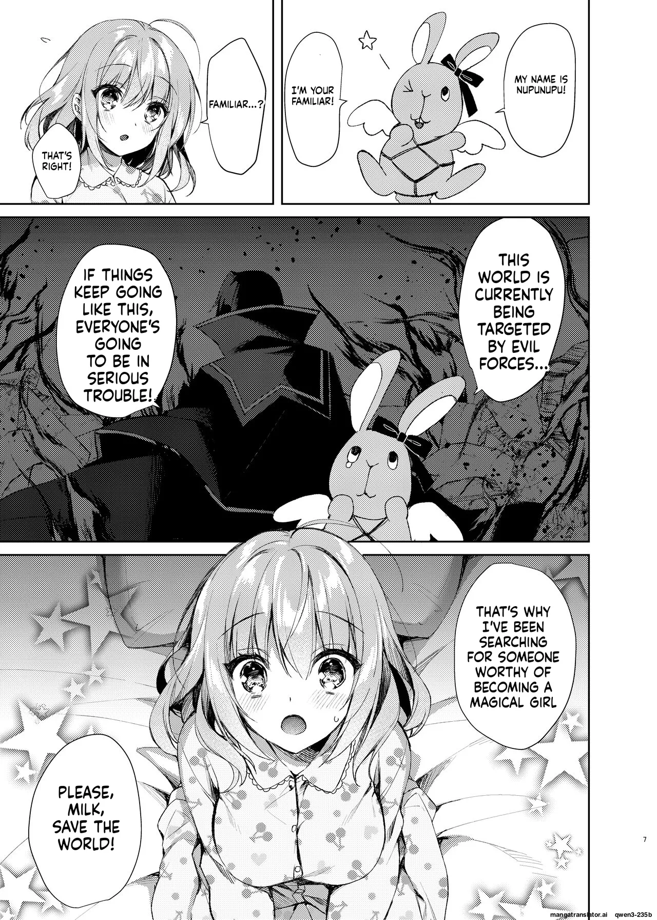 Mahou Shoujo Milky Milk ~Mahou Shokushu de Dai Pinch?! Hen~ page 6 full