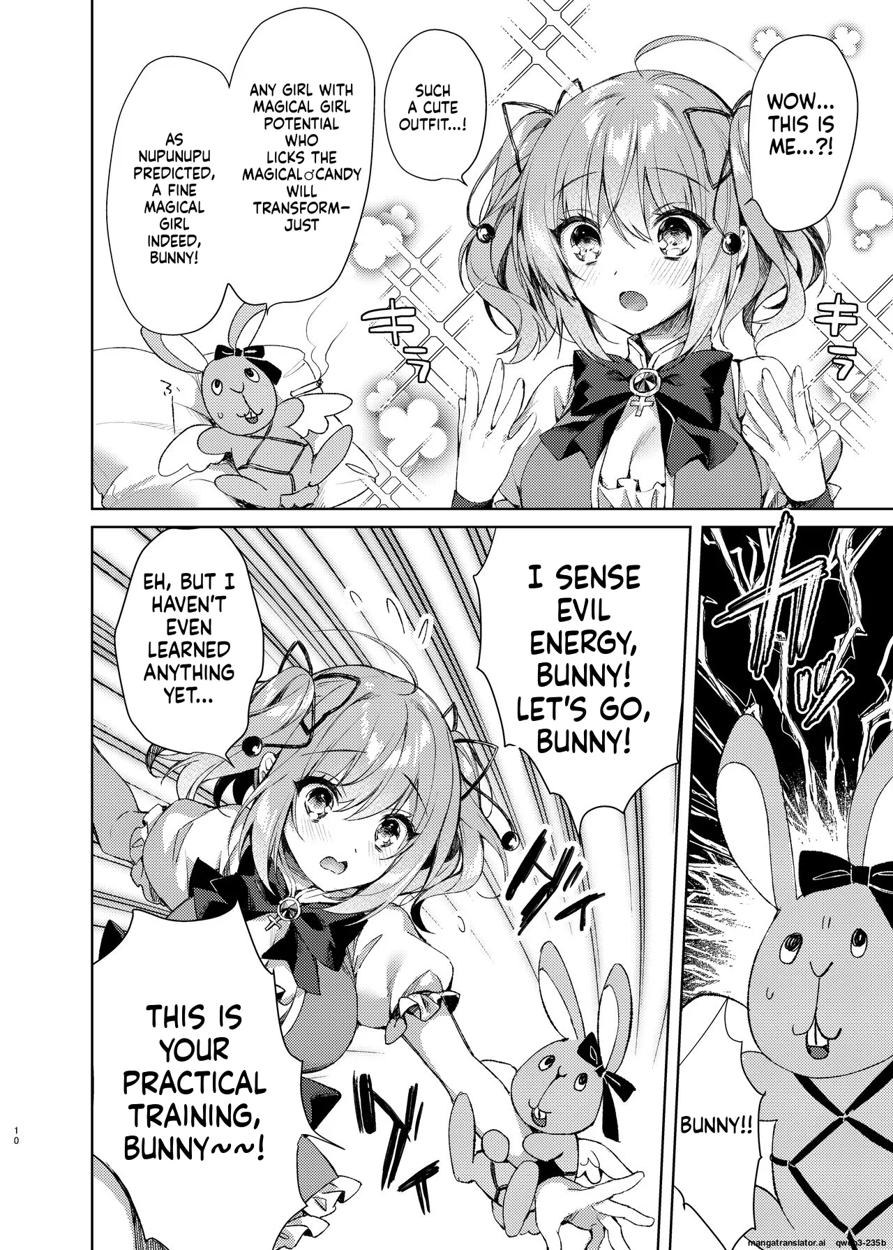 Mahou Shoujo Milky Milk ~Mahou Shokushu de Dai Pinch?! Hen~ page 9 full