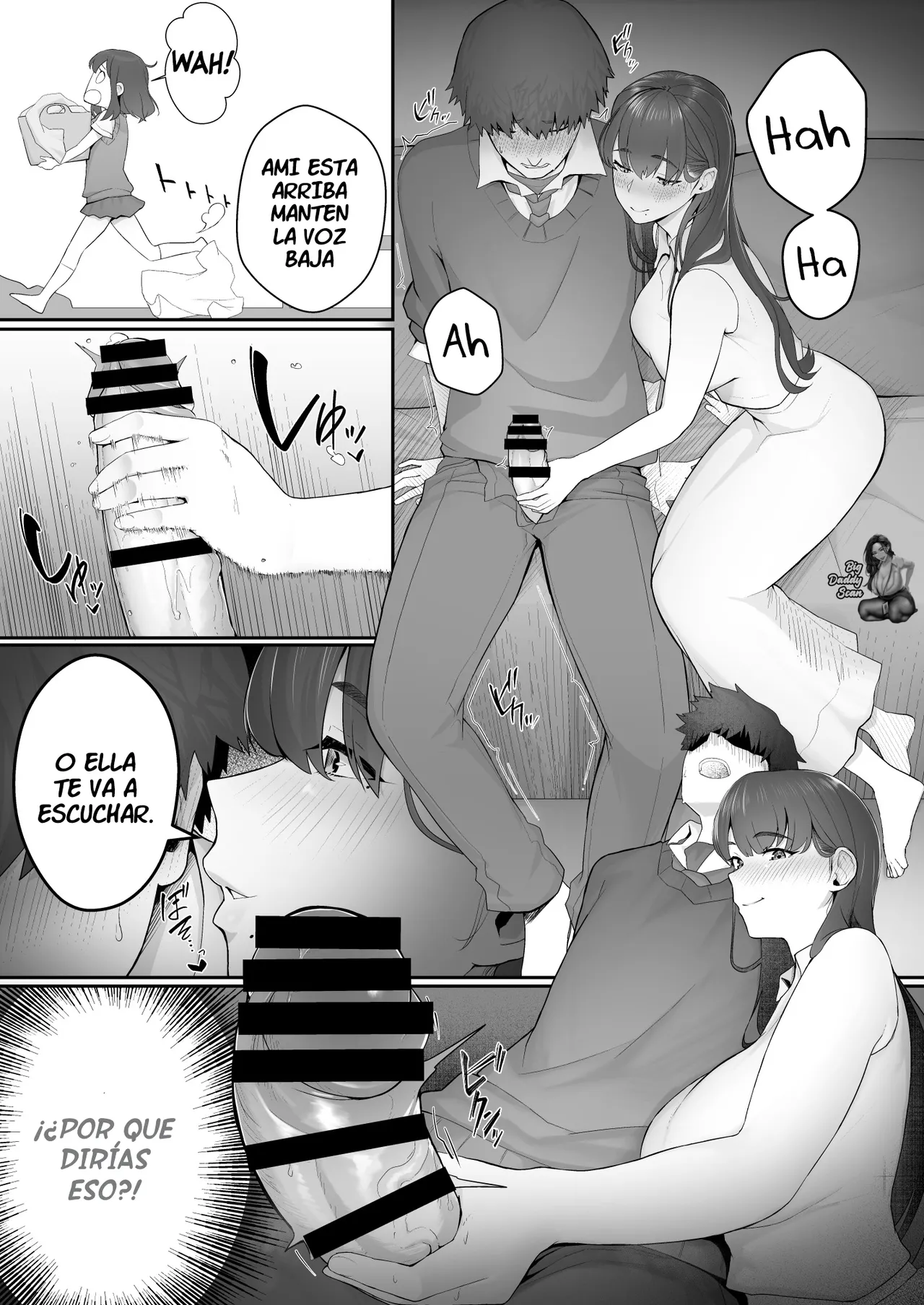 Kanojo no Onee-san ni Otosareru｜Fui Seducido Por La Hermana De Mi Novia page 9 full