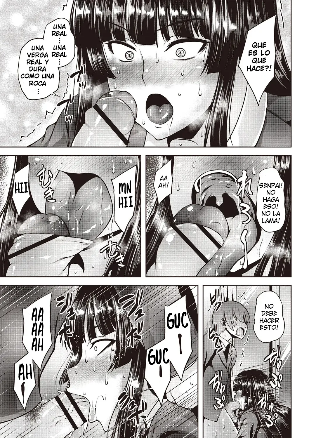 Kurokami Seitokaichou ha Dirudo ga wo Suki♥ | A la presidenta del consejo le gustan los dildos♥ page 7 full