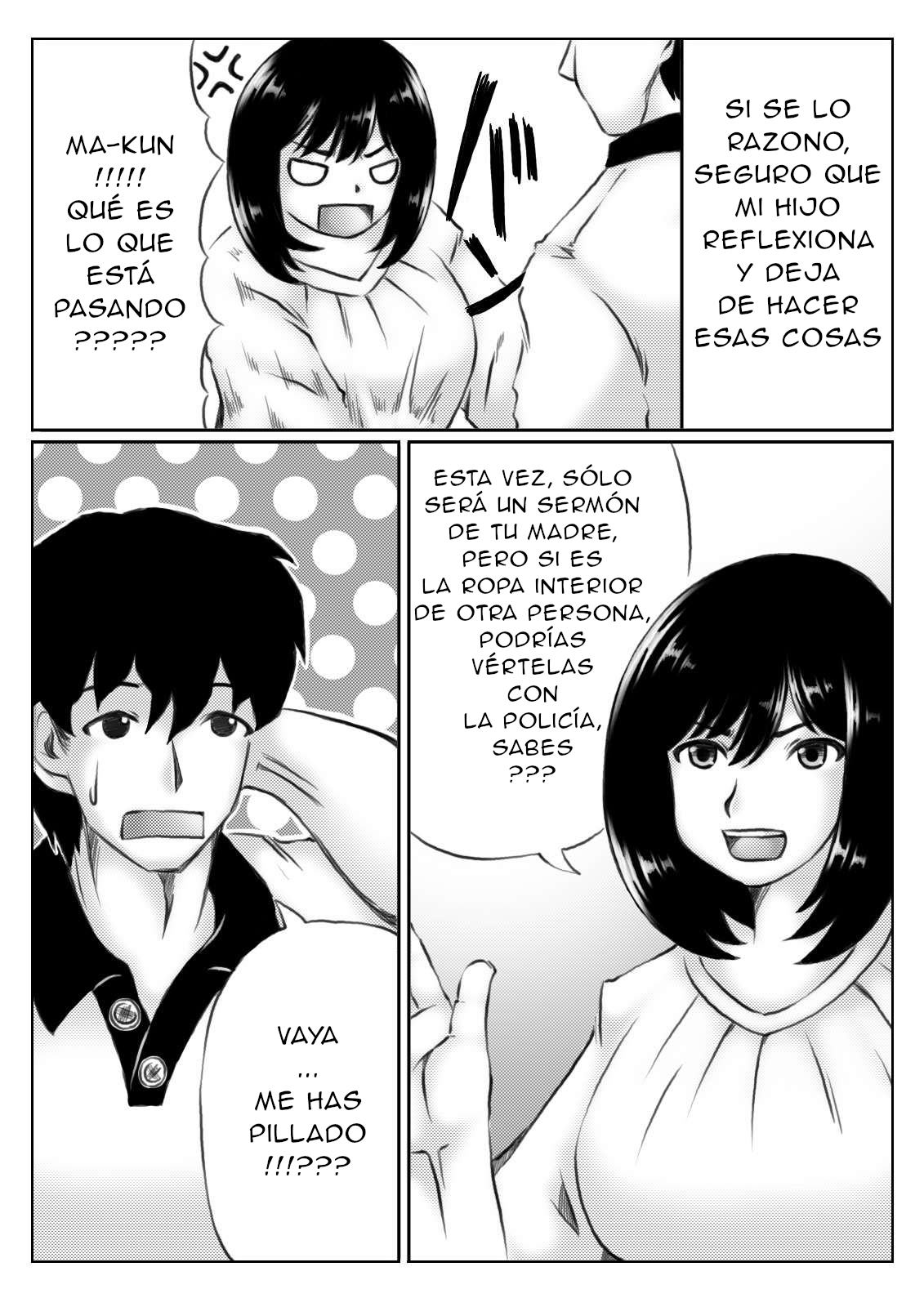Mankai Beesuke  - Kaa-san no Pantsu kara Hajimaru Kinshinsoukan 1 ESP page 3 full