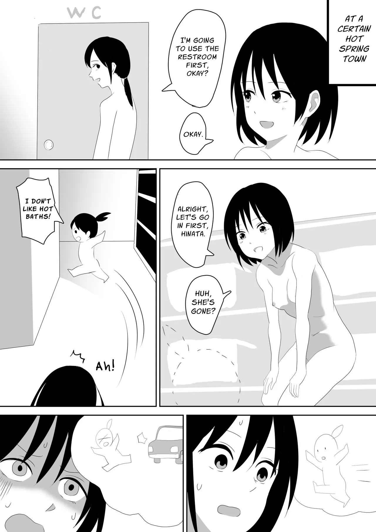 Onsen-chi wo Zenra de Hashirimawatta Hanashi | Running Around A Hotspring Town Naked page 1 full