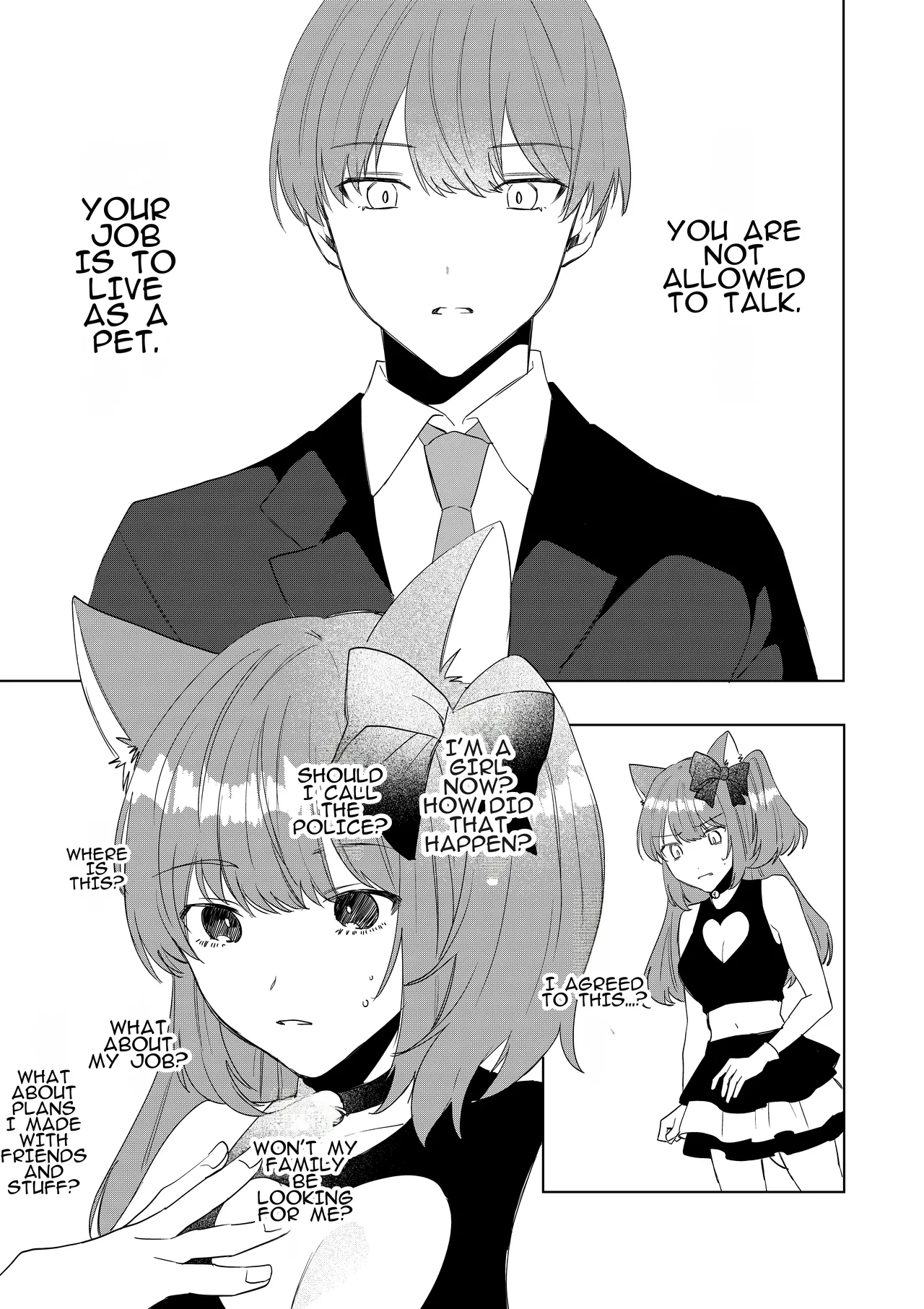 Boku ga TS Saserarete, Shiawasena Mesu Neko Toshite Kawareru Hanashi | The Story of How I Was Turned into a TS Woman and Kept as a Happy Female Cat page 6 full