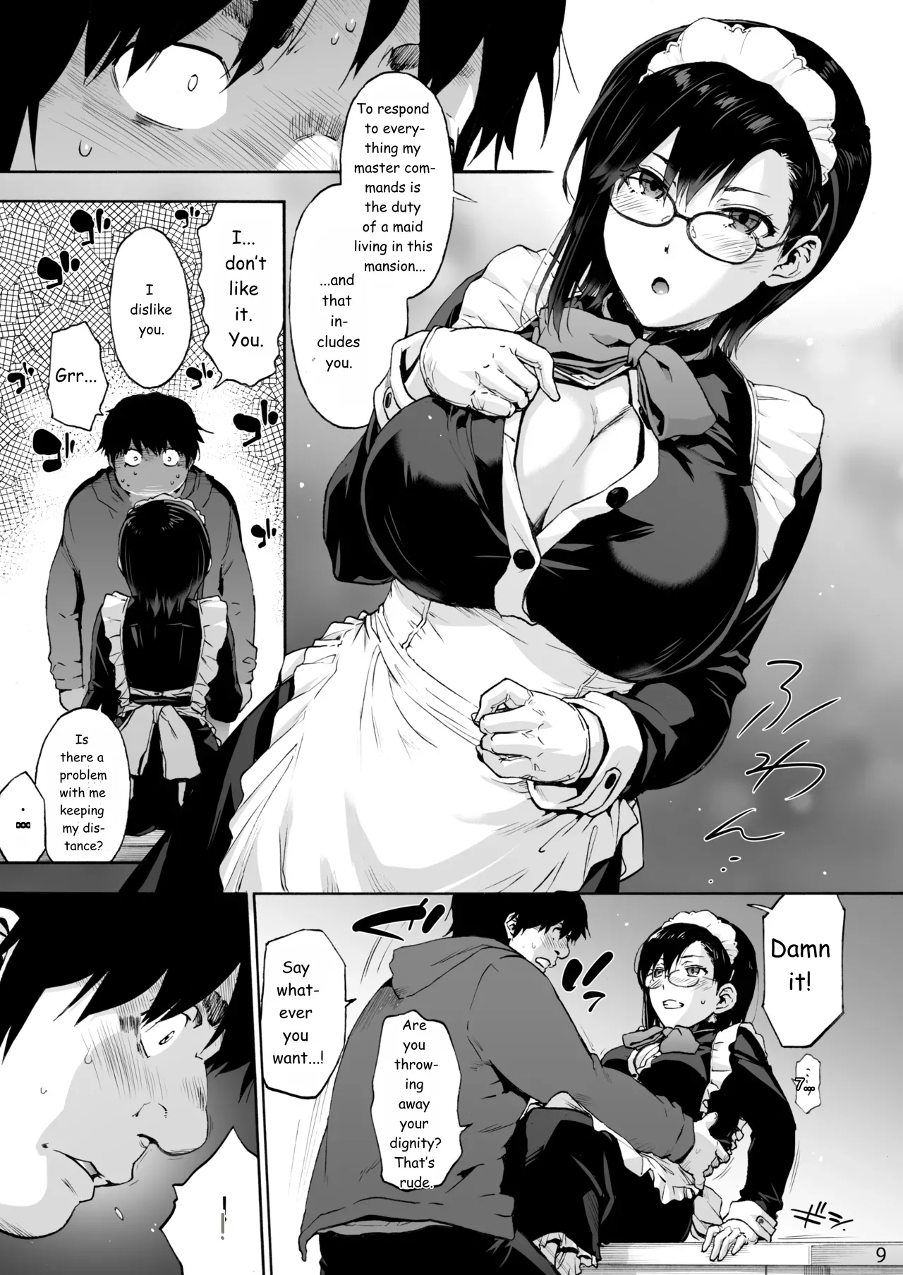 Sousou meikan Futanari Maidsan wa Seiyoku ga Tsuyoi page 11 full