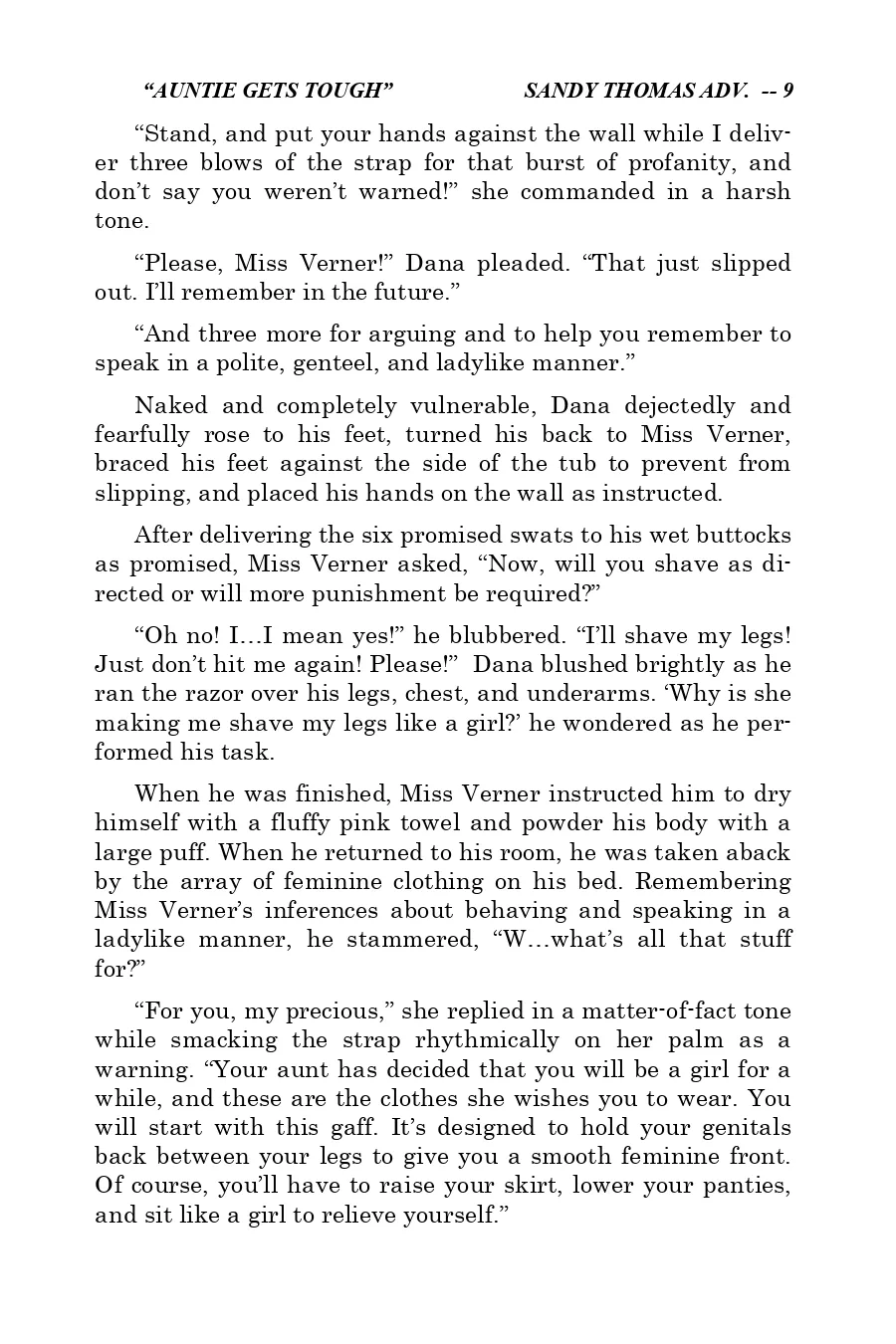 TVC072 – Auntie Gets Tough – Story One – Auntie Gets Tough by Alice Trail – Art by Shannon page 10 full