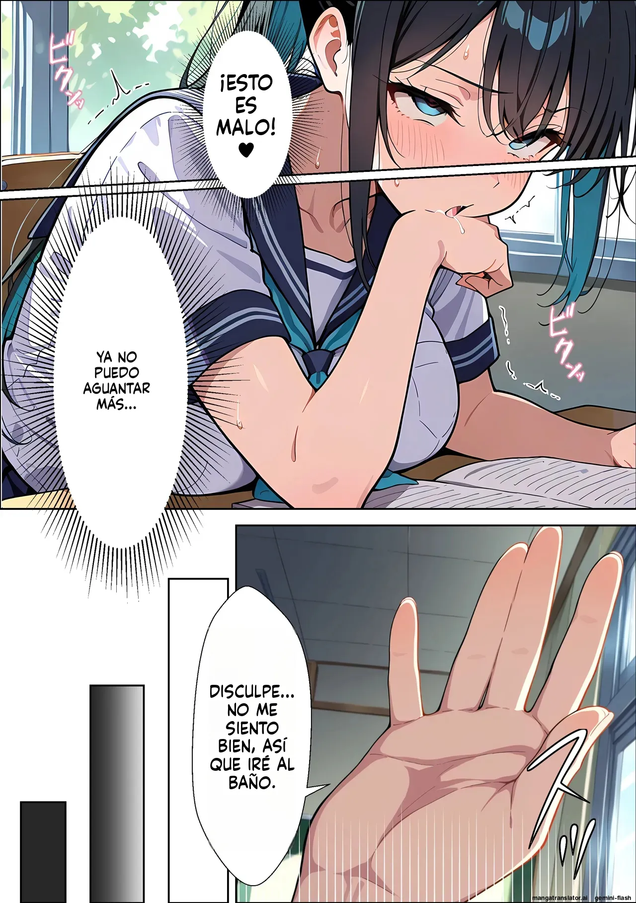 The story of a pure student council president whose common sense is altered by her hated pig teacher 2 page 6 full