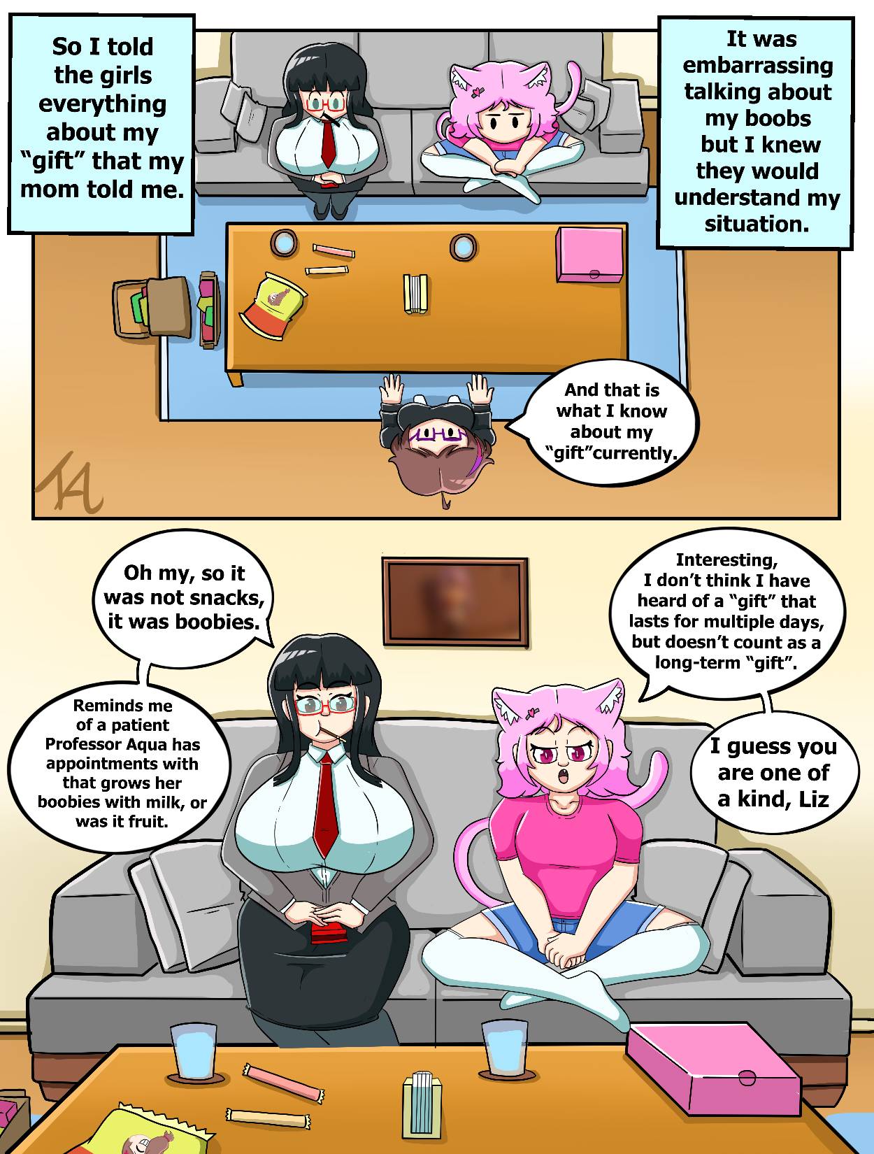 A growing artist + ocs comics page 10 full