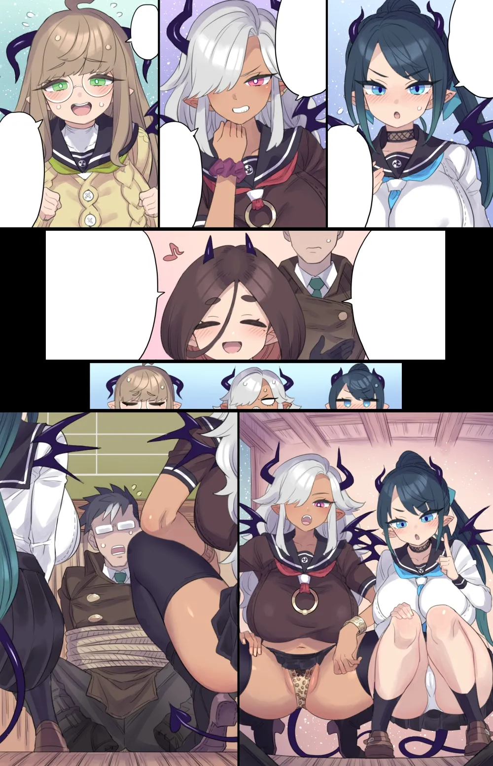 委員長サキュバスと異文化交流♥ page 10 full
