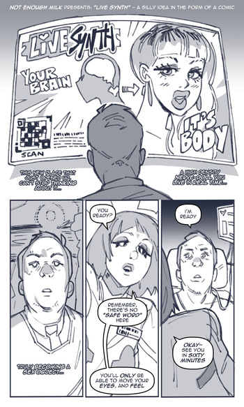 [Not Enough Milk] Using Tech to become a Sex Doll! (Cyberpunk) cover