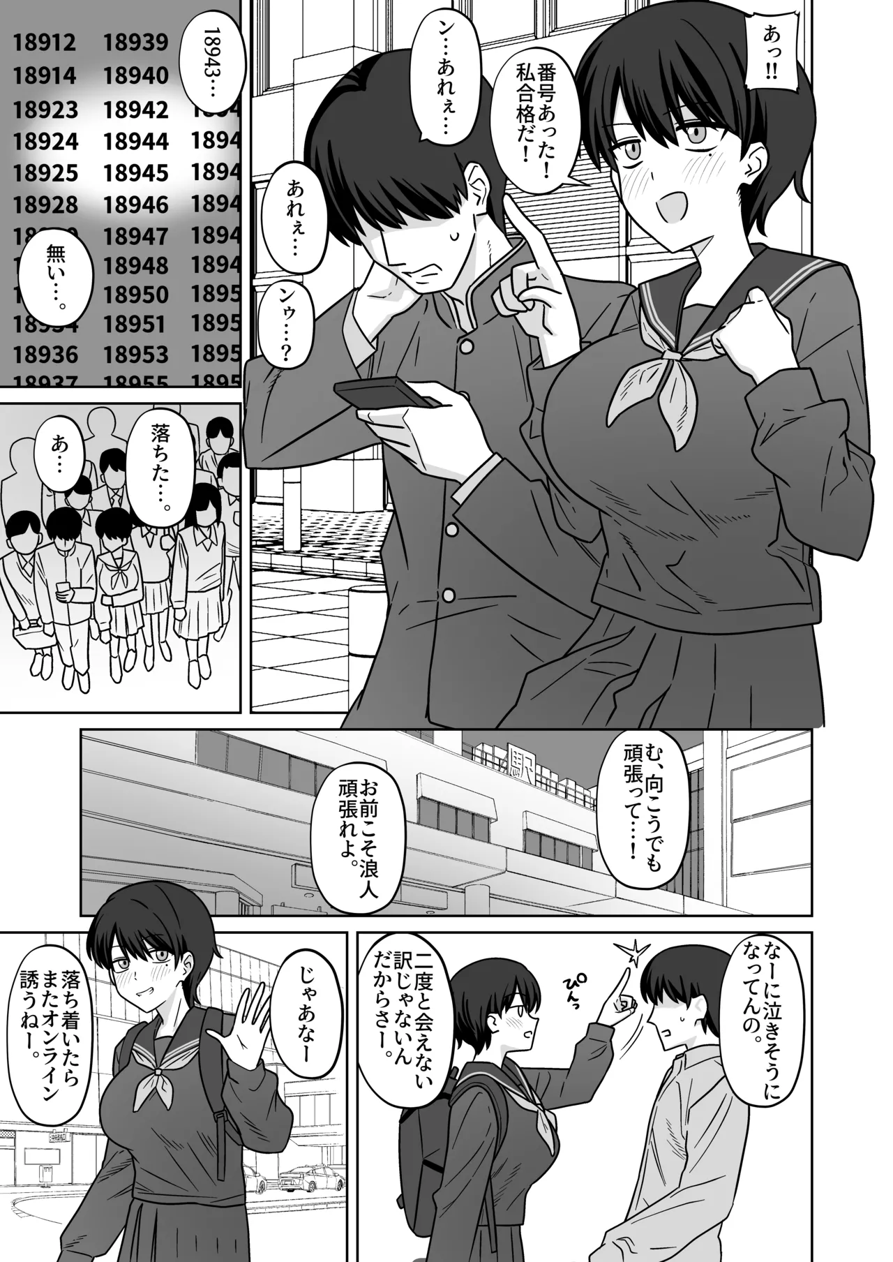 Jibun dake daigaku ochite rōnin shi teru ma ni daisukina osananajimi ga yarichin ni Pako rare chatteru yatsu page 1 full