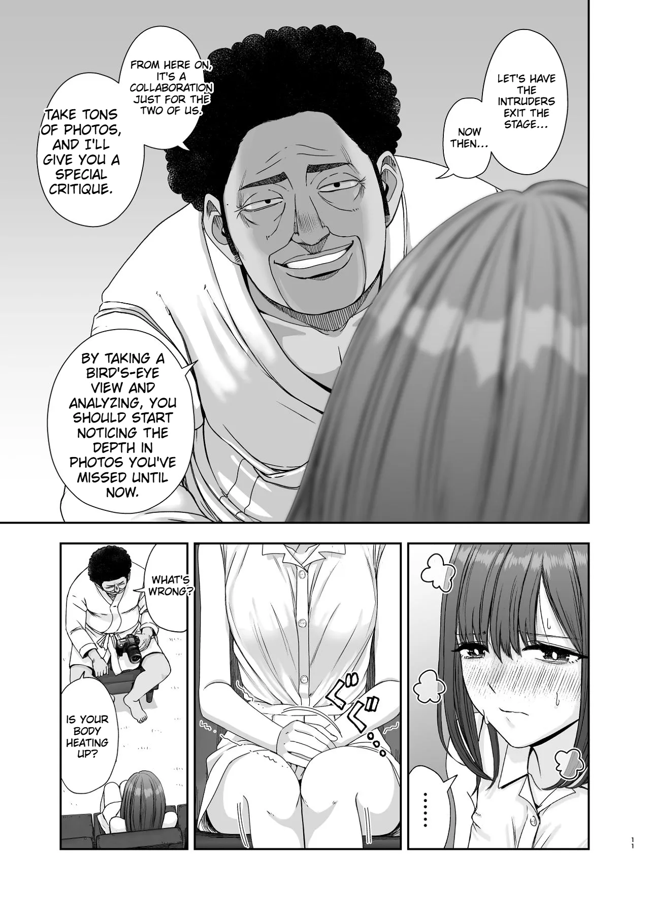 A story about a JK popular actress that gets NTR'd by a photographer boss page 11 full