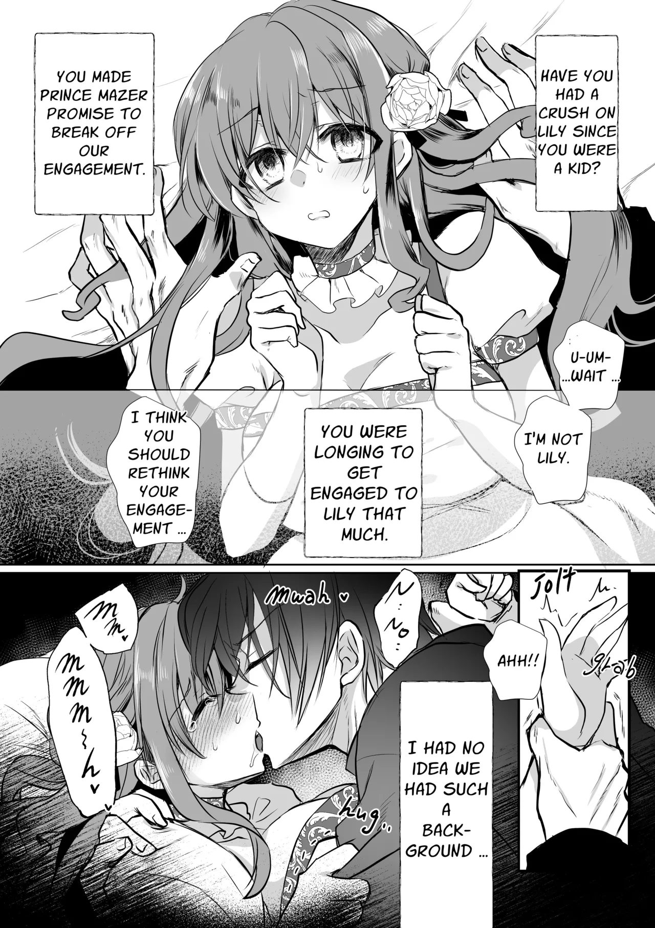 Mob Oshi JK no Akuyaku Reijou Isekai Tensei ~Hisan~ 6 page 4 full