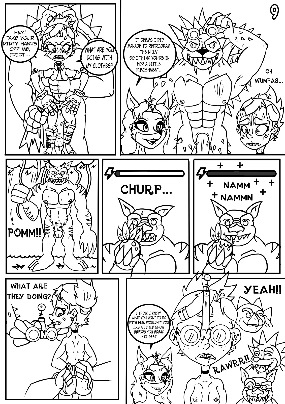 Coco Bandicoot in "Nina's Punishment" page 11 full