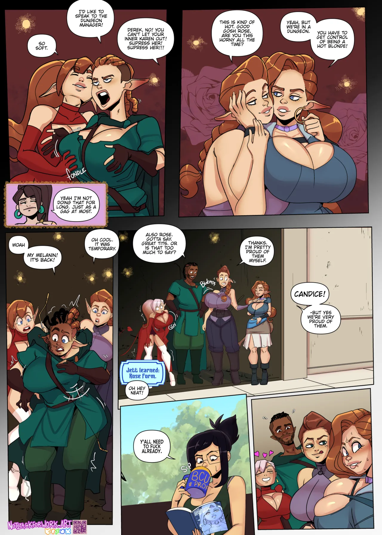 Selfies & Sorcery 3.5 page 8 full