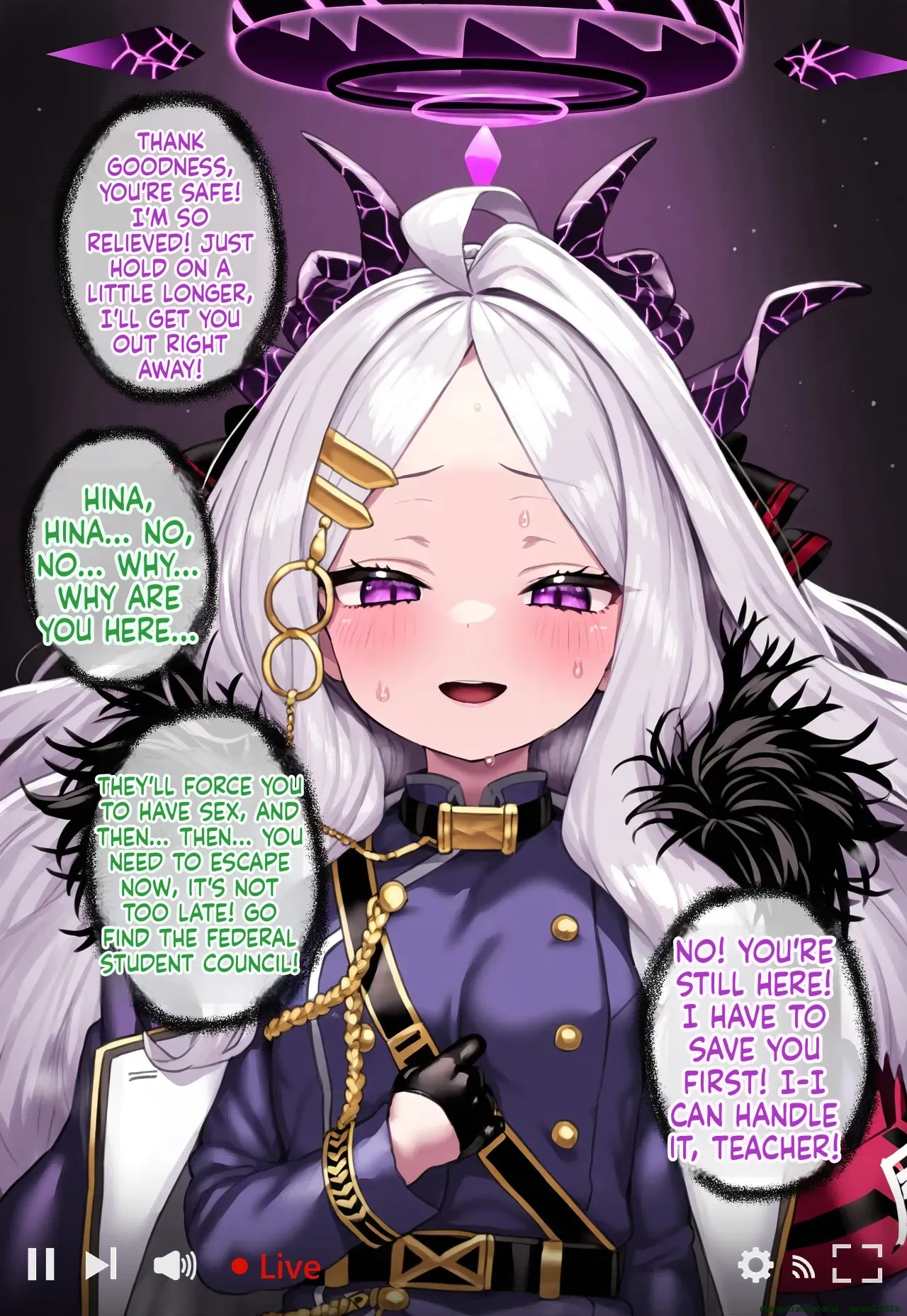 Corruption Files IF Route - Hina and the Black Man's Sexual Showdown page 11 full