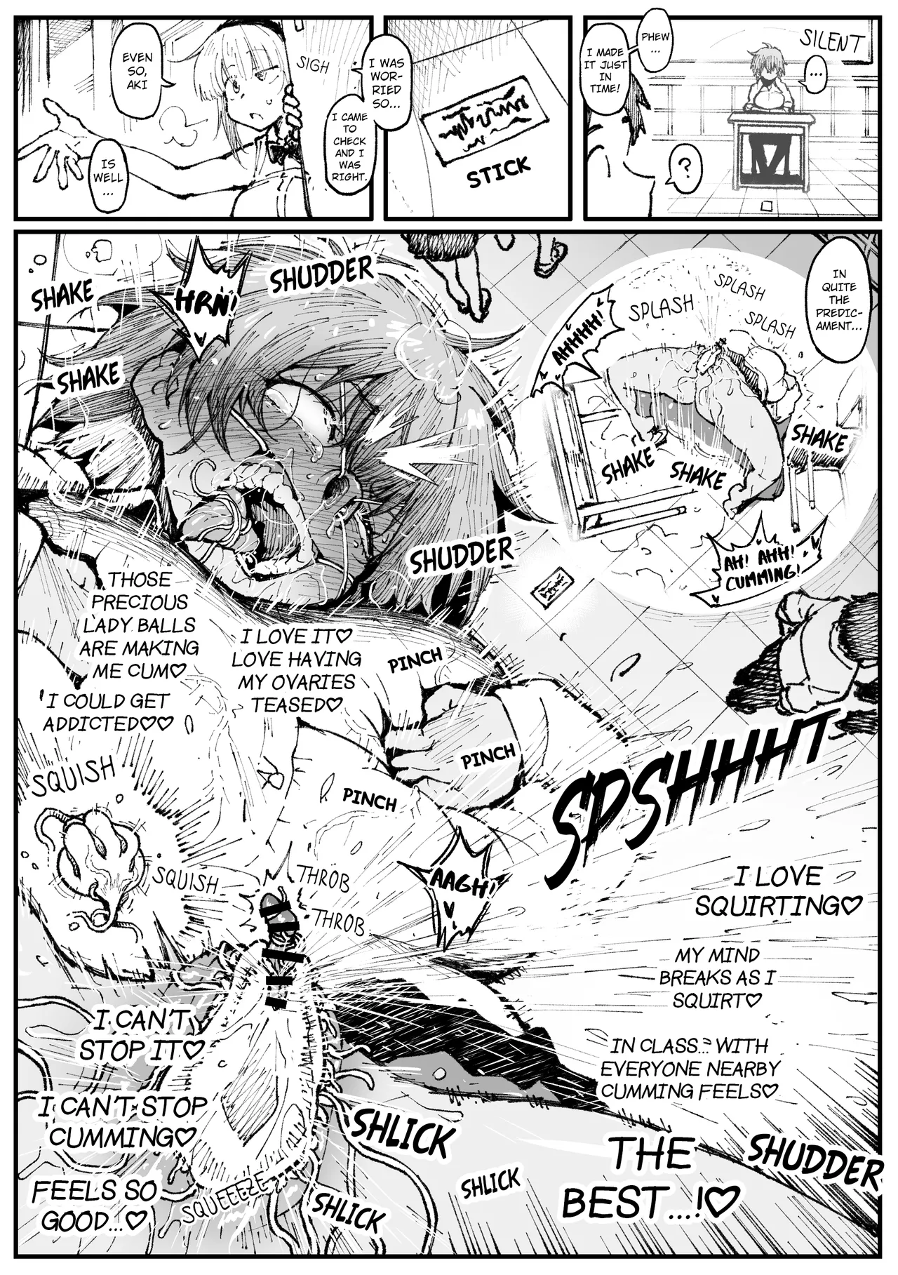 Aki gets defeated by a weak insect page 9 full
