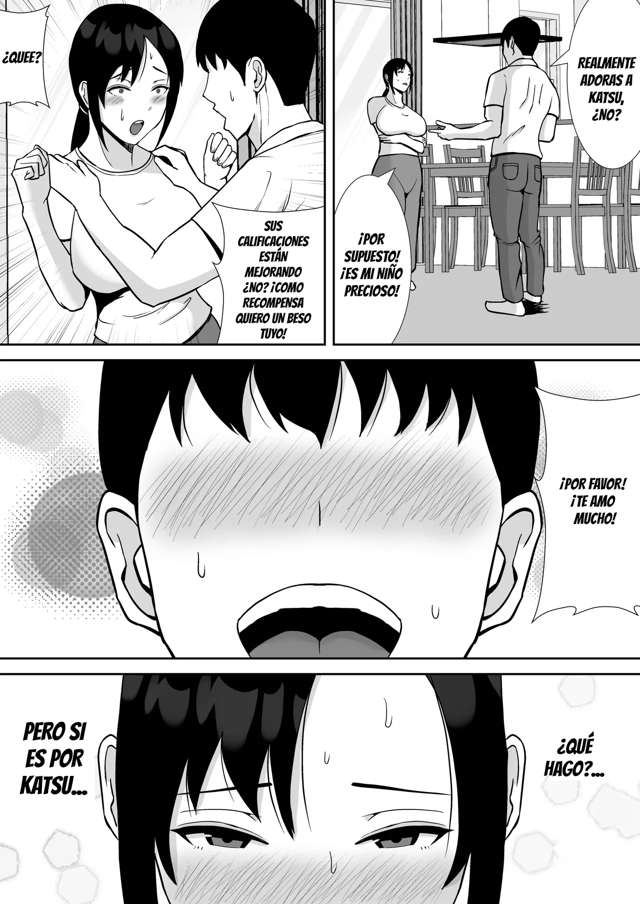 Daisuki na Kaa-san ga, Boku to Naka ga Ii Kinjo no Onii-chan to Tsukiau Koto ni Natta Hanashi｜Cómo Mi Amada Madre Terminó Saliendo con mi Amgo de la Infancia page 11 full