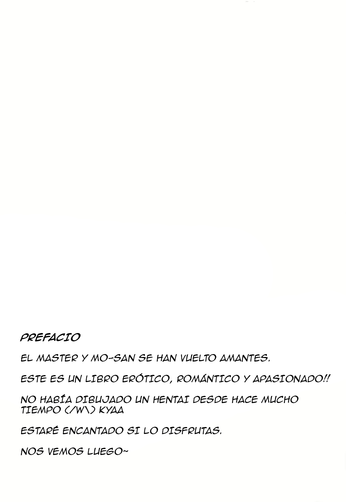 Daisuki Mor-san ~Master to Hajimete Hen~ page 3 full
