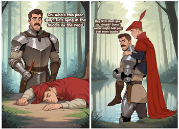 [Mirenac] Knight Daddy Anderson and Prince Phillip Comic cover