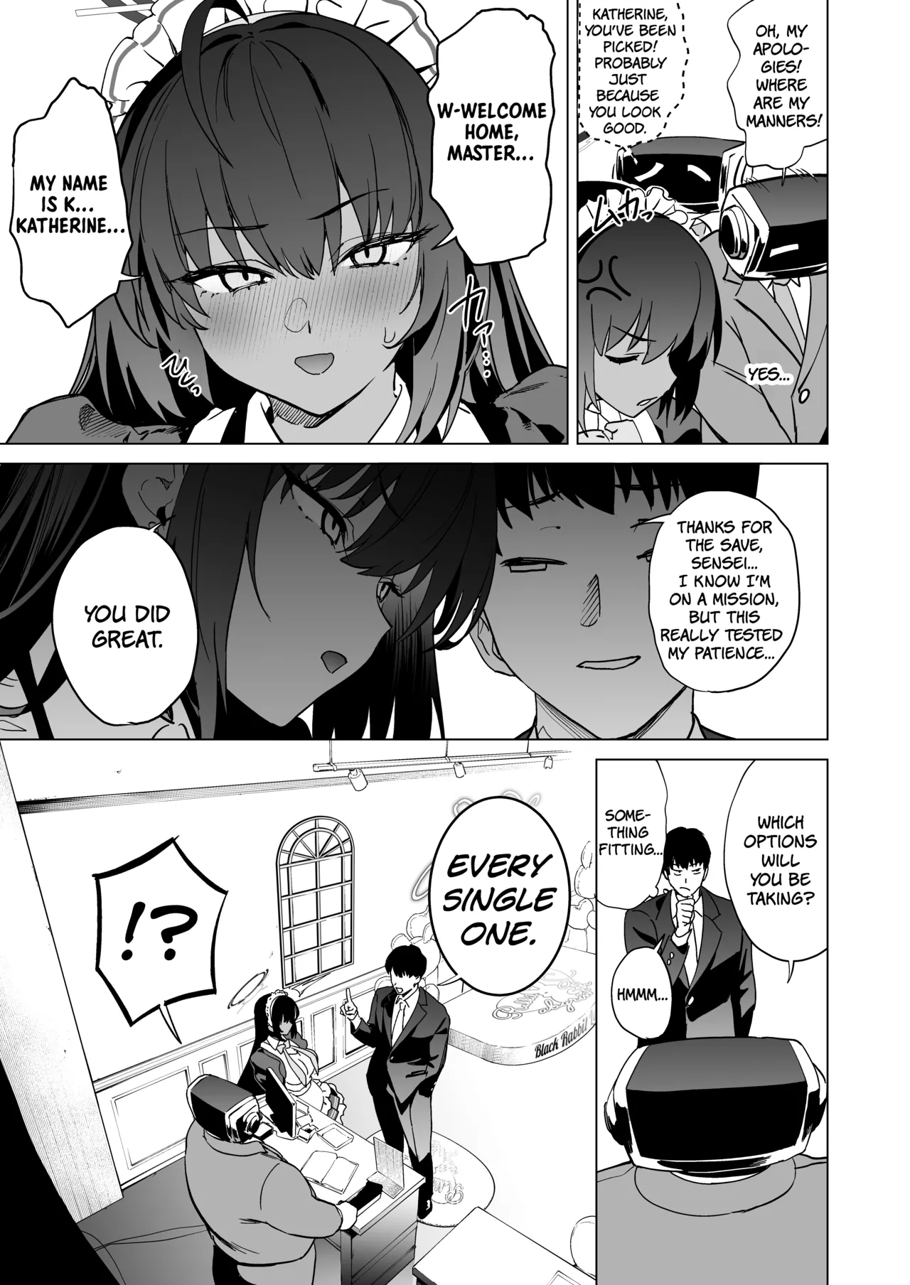 Shiri to Karin to Toumei Bunny | Karin's Ass In The Transparent Bunny Suit page 4 full