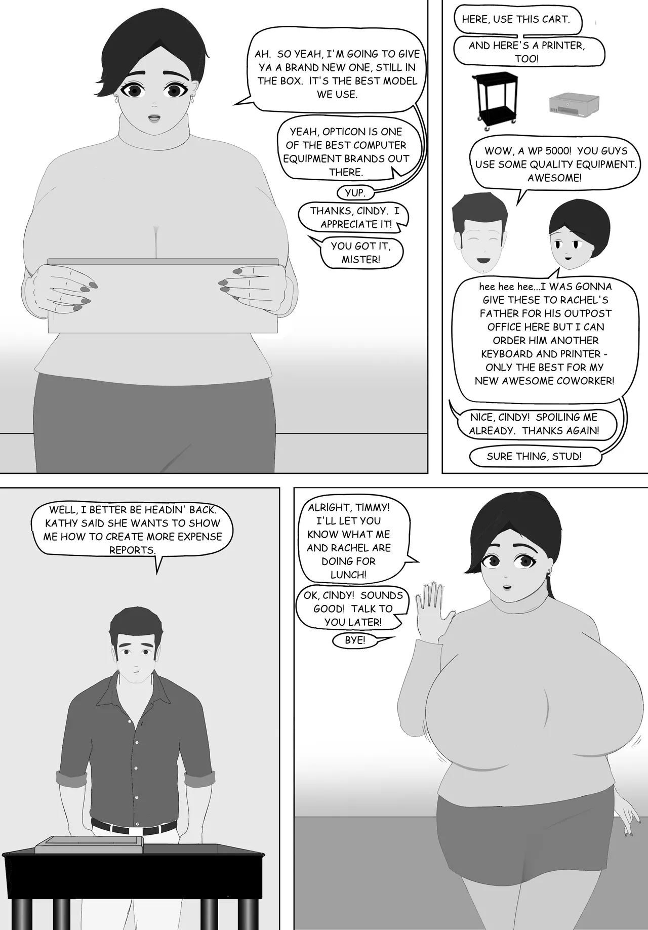 Naughty Business, Chapter 1 "Tim's First Day" page 11 full