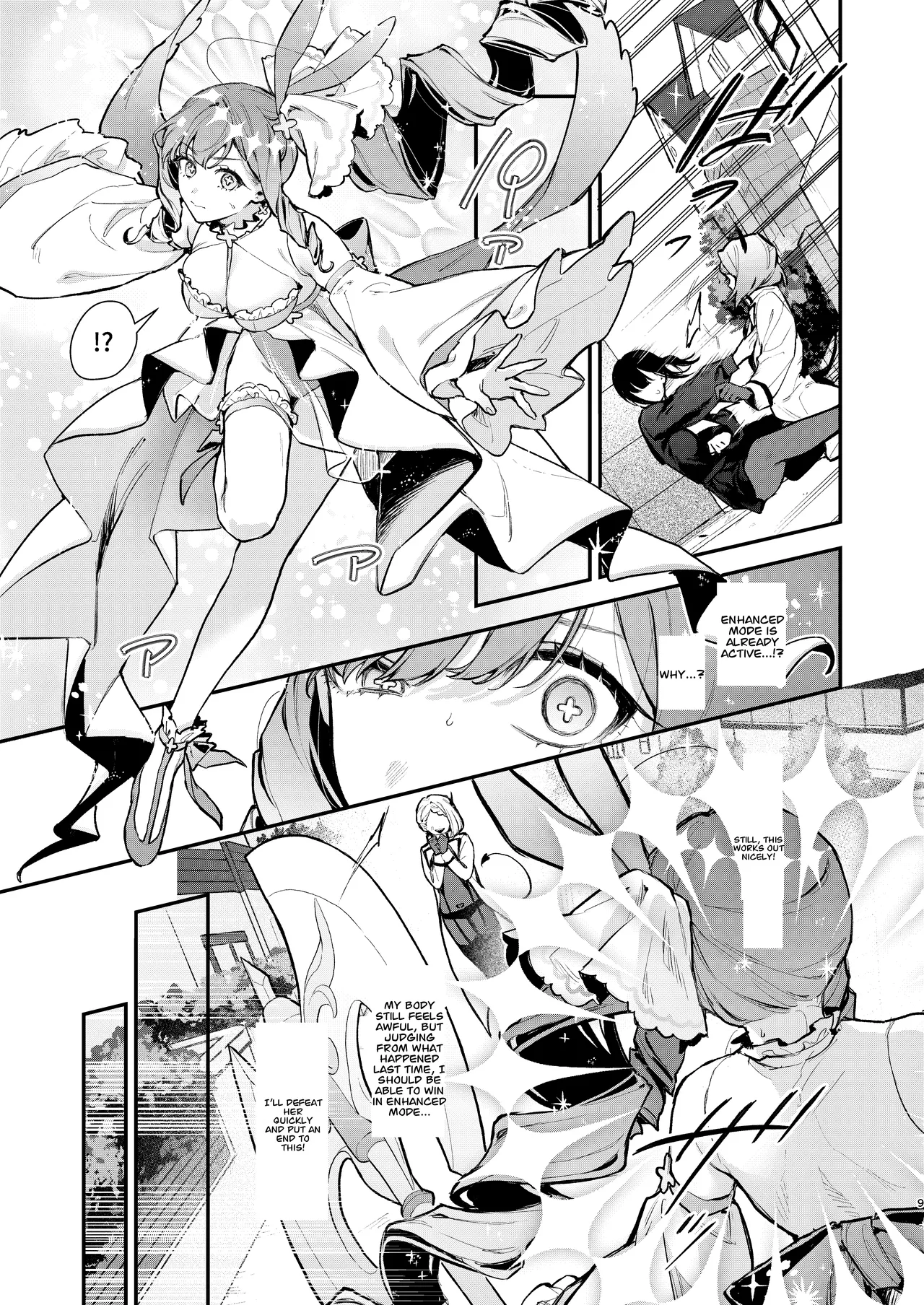 Mahou Shoujo ga Owaru Hi Kouhen: Zetsubou ni Oreru Kokoro | Magical girl's last day - Part 2 page 9 full