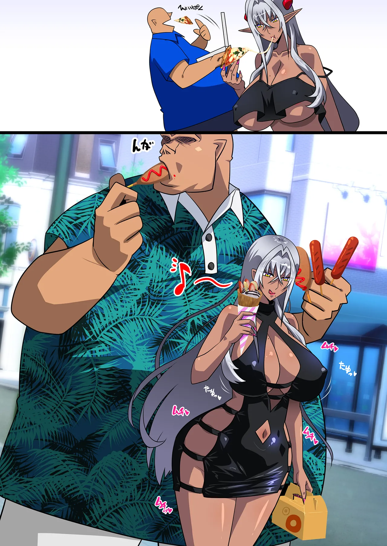 黒雷の魔王レヴィーザ act2「元部下達と乱交する人妻魔王は、前も後も犯されて…」 page 11 full