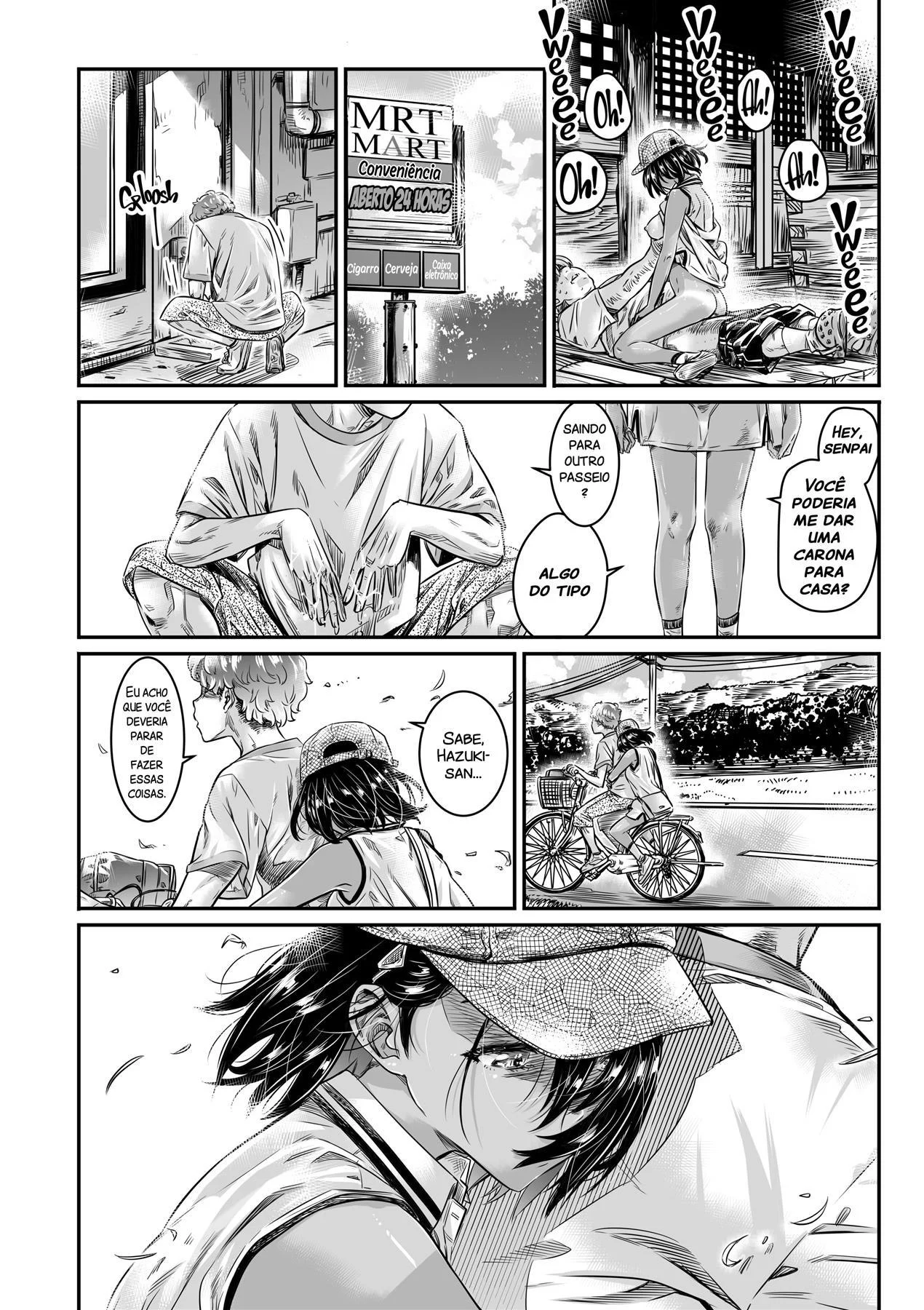Hiyake no Bitch Shoujo wa, Doutei no Senpai o Yagai Sex ni Sasou page 11 full